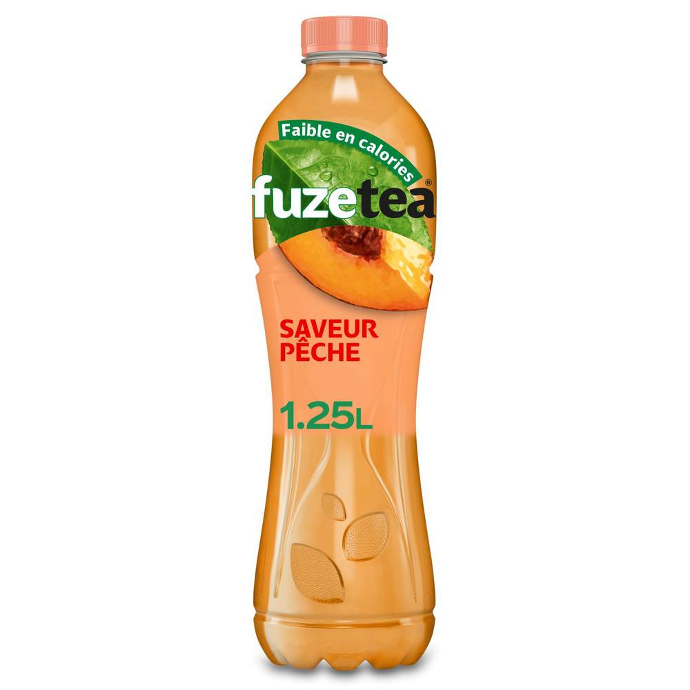 Fuze Tea - Boisson au thé glacé intense, pêche (1,25L)