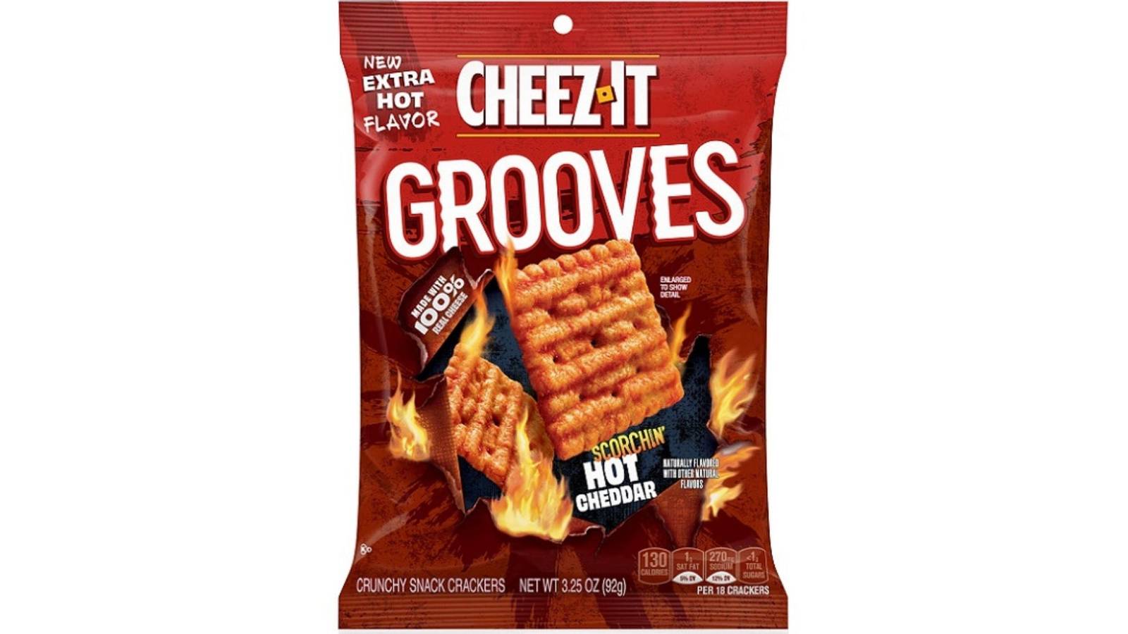 Cheez-It Grooves Scorchin' Cheddar