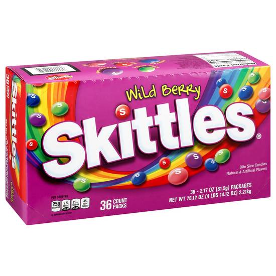Skittles Wild Berry Bite Size Candies (36 ct)