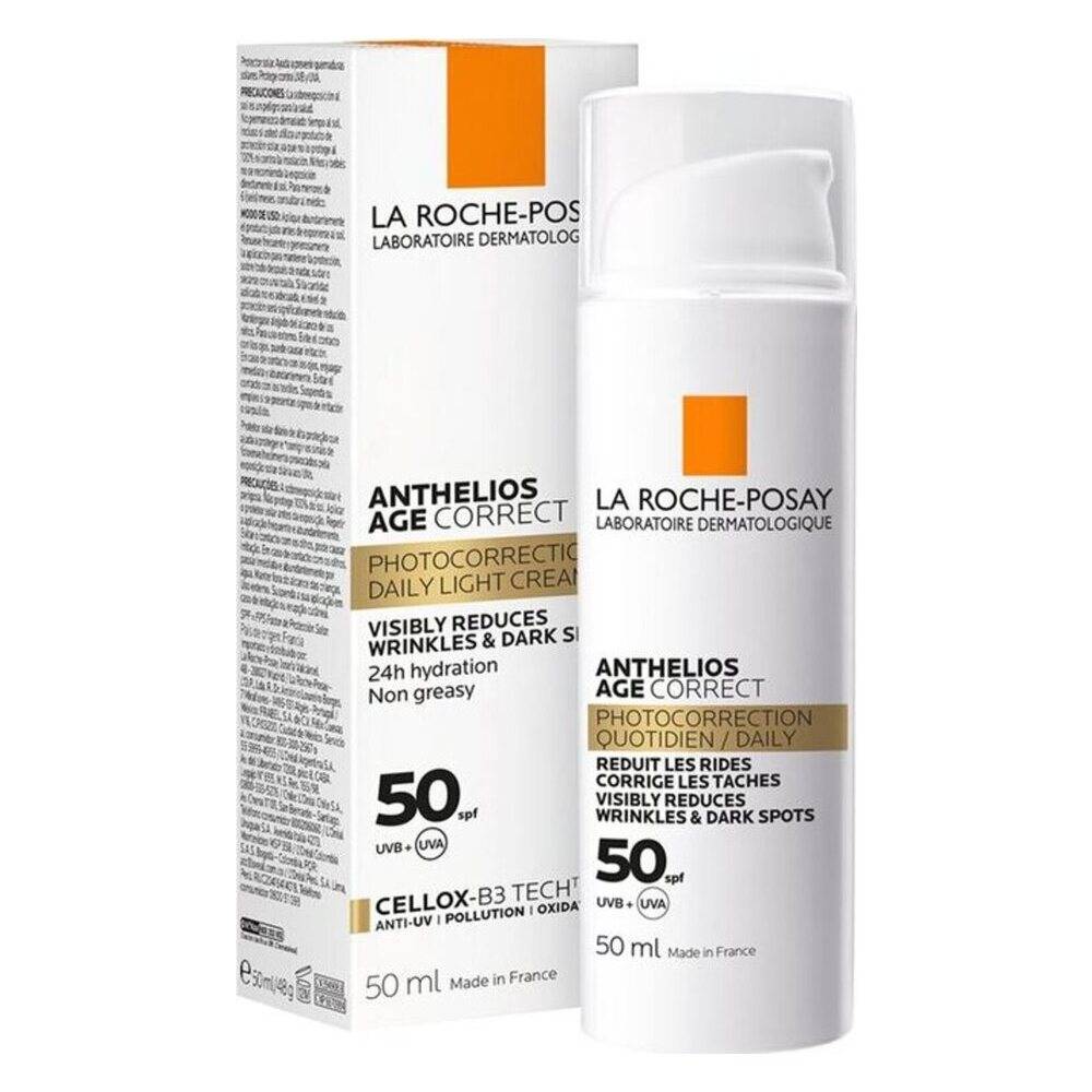 La Roche-Posay · Protector solar facial anthelios age correct 50 spf (50 ml)