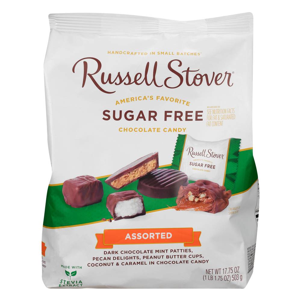 Russell Stover Sugar Free Assortment Chocolate Candy (1.11 lbs)