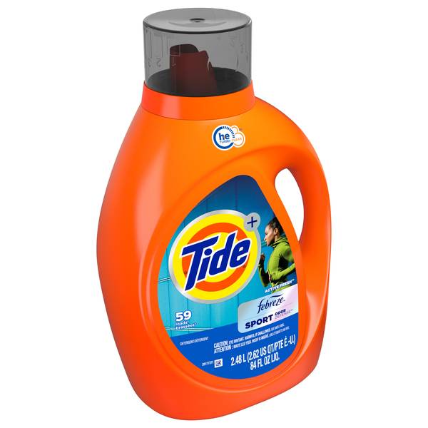 Tide Plus Febreze Sport Odor Defense Liquid Detergent