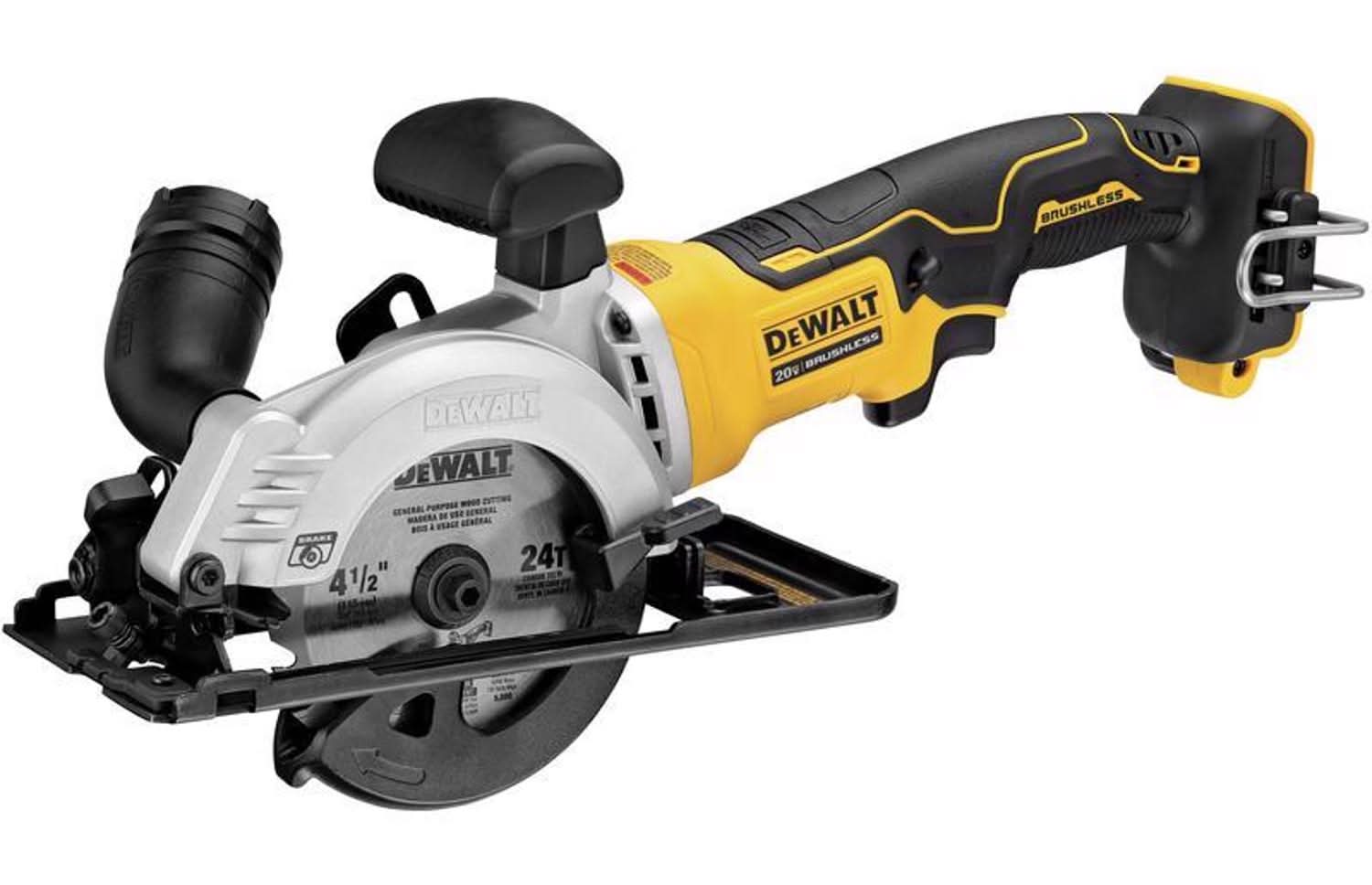 Dewalt 20V Max Atomic 4-1/2 In. Cordless Brushless Compact Circular Saw Tool Only