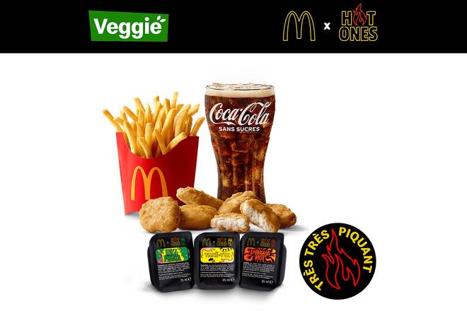 6 VEGGIE McPLANT® NUGGETS x HOT ONES