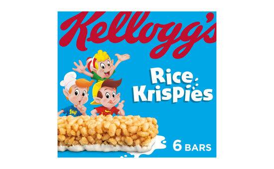 Kellogg's Rice Krispies Breakfast Cereal Bars 6pk