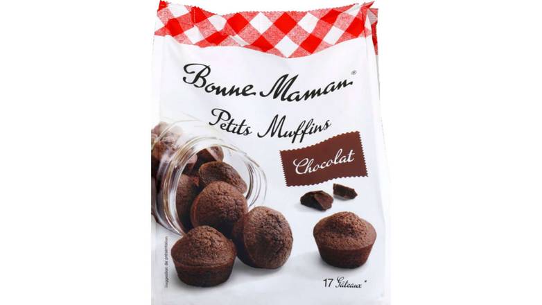 Bonne Maman Petits muffins au chocolat Le paquet de 235g