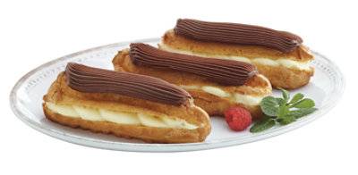 Bakery Custard Filled Eclair - 3 Count