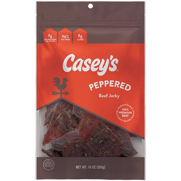 Casey's Peppered Beef Jerky 10oz