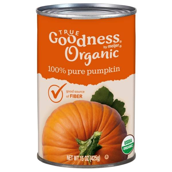 True Goodness Organic 100% Pure Pumpkin