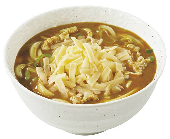 チ�ーズカレーうどん Curry udon with Cheese