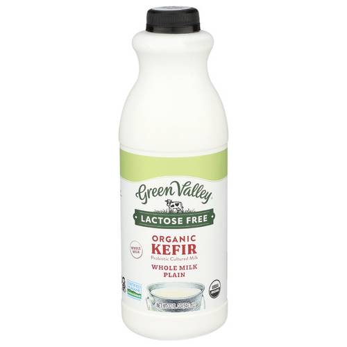 Green Valley Creamery Organic Plain Whole Milk Kefir