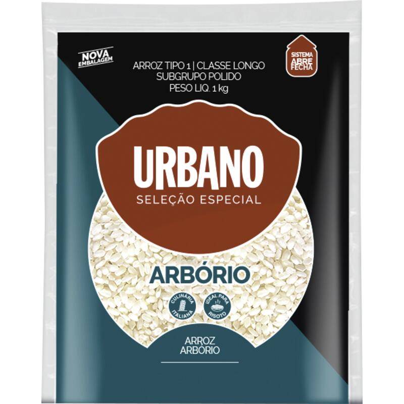 Urbano arroz arbório longo tipo 1 seleção especial (pacote 1kg)