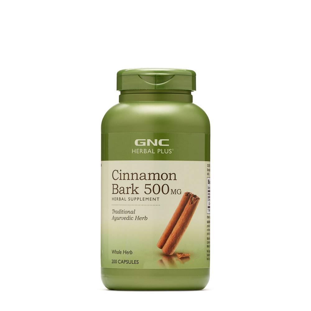 Cinnamon Bark 500 mg - 200 Capsules (200 Servings) (1 Unit(s))