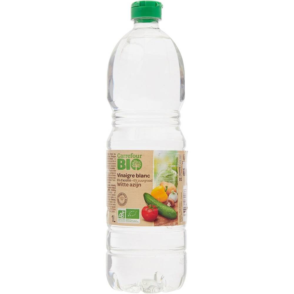 Vinaigre blanc  Bio CARREFOUR BIO - la bouteille d'1L