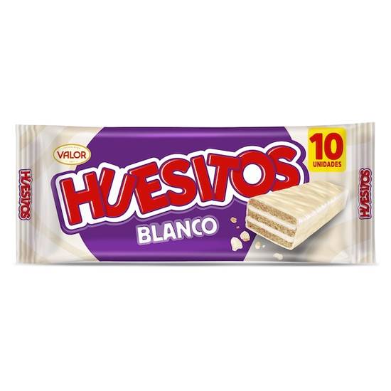 Barrita Choco Blanco Huesitos Pack10x200 g.