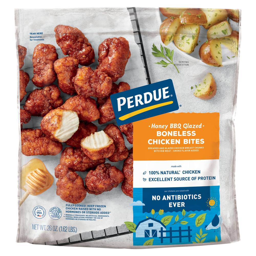 Perdue Honey Bbq Glazed Boneless Chicken Bites (1.62 lbs)