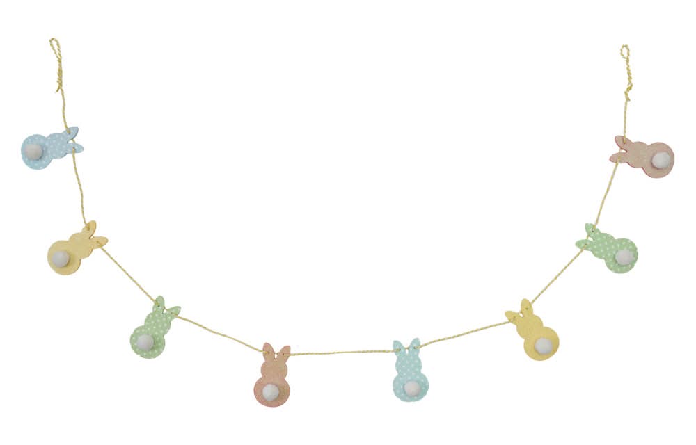 KIRKTON HOUSE Easter Garland - Bunnies with Tails