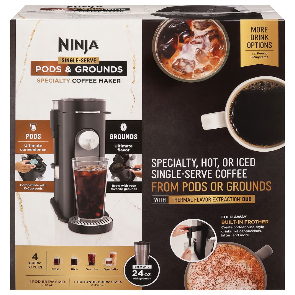 Ninja Pods & Grounds Specialty Single Serve Coffee Maker