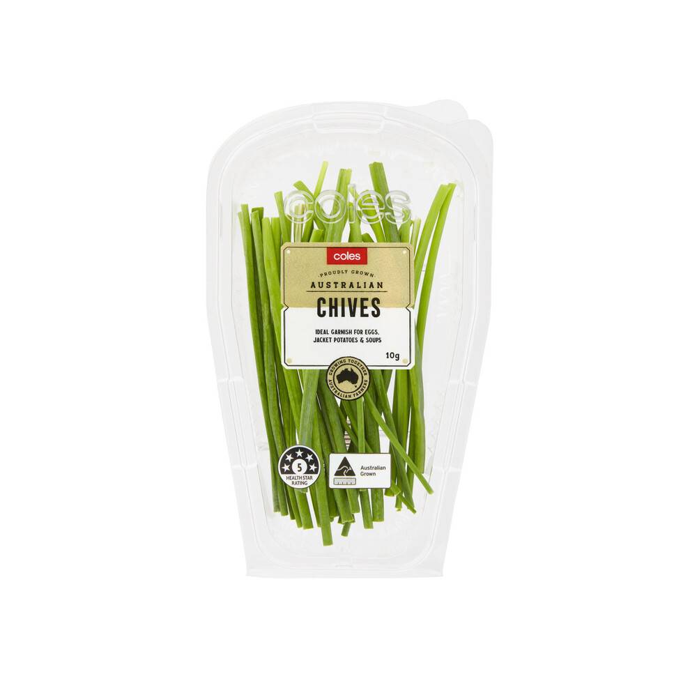 Coles Herb Punnets Chives 10g