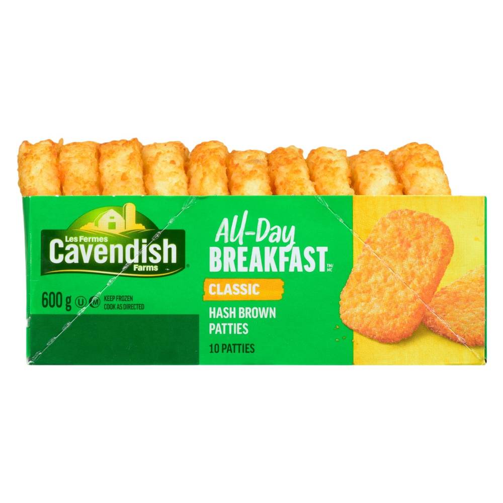 Cavendish Farms All-Day Breakfast Classic Hash Brown Patties (600 g)