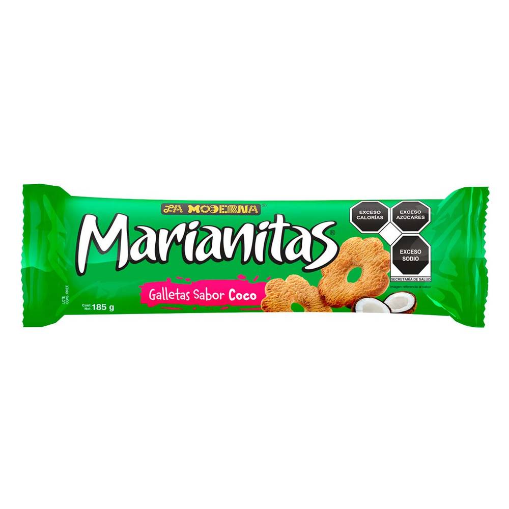 La Moderna · Marianitas galletas de coco (185 g)