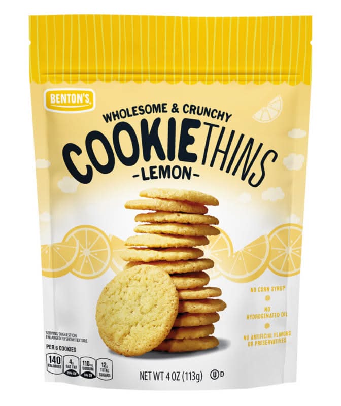 Benton's Wholesome & Crunchy Cookie Thins, Lemon (4 oz)