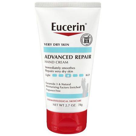 Eucerin Advanced Repair Hand Cream Fragrance Free - 2.7 oz