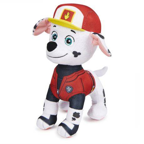 Paw Patrol, Big Truck Pup Marshall, Stuffed Animal, 8-Inch Plush Kids Toys For Ages 3 And Up