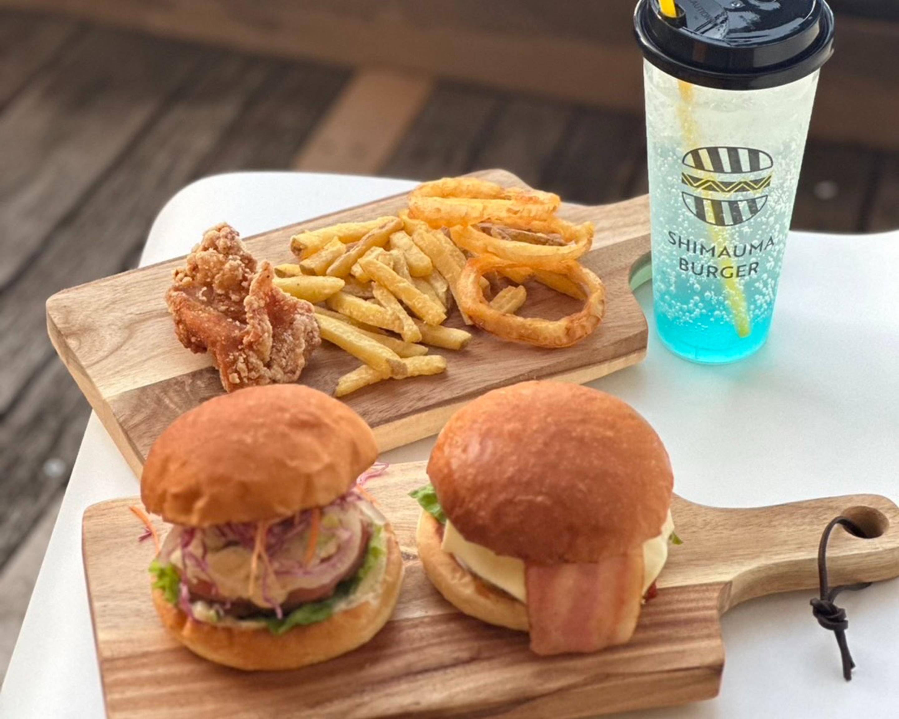 SHIMAUMA BURGER 岸和田カンカンベイサイドモール店のデリバリー