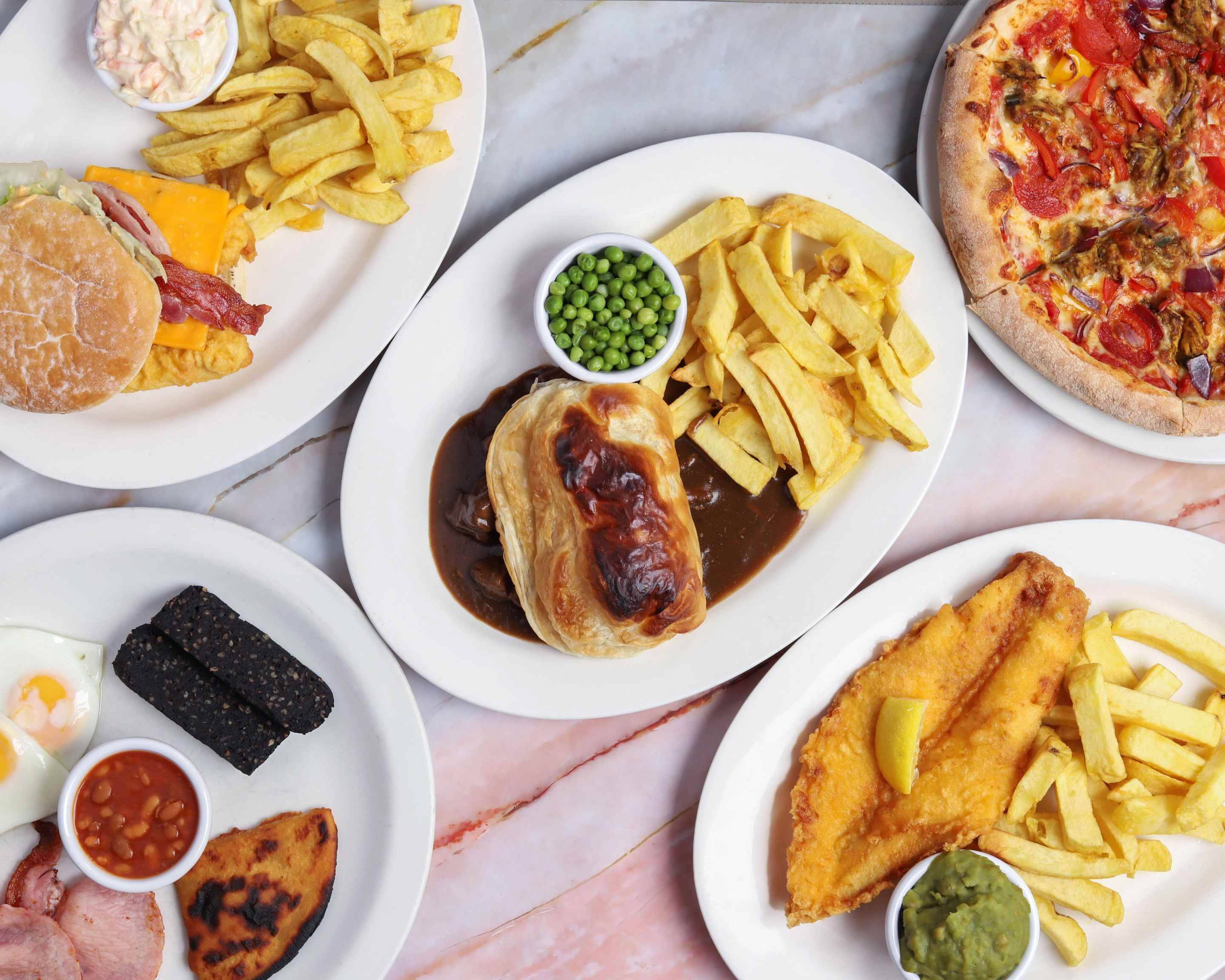 McMonagles Fish & Chips Menu Takeaway in Glasgow Delivery menu