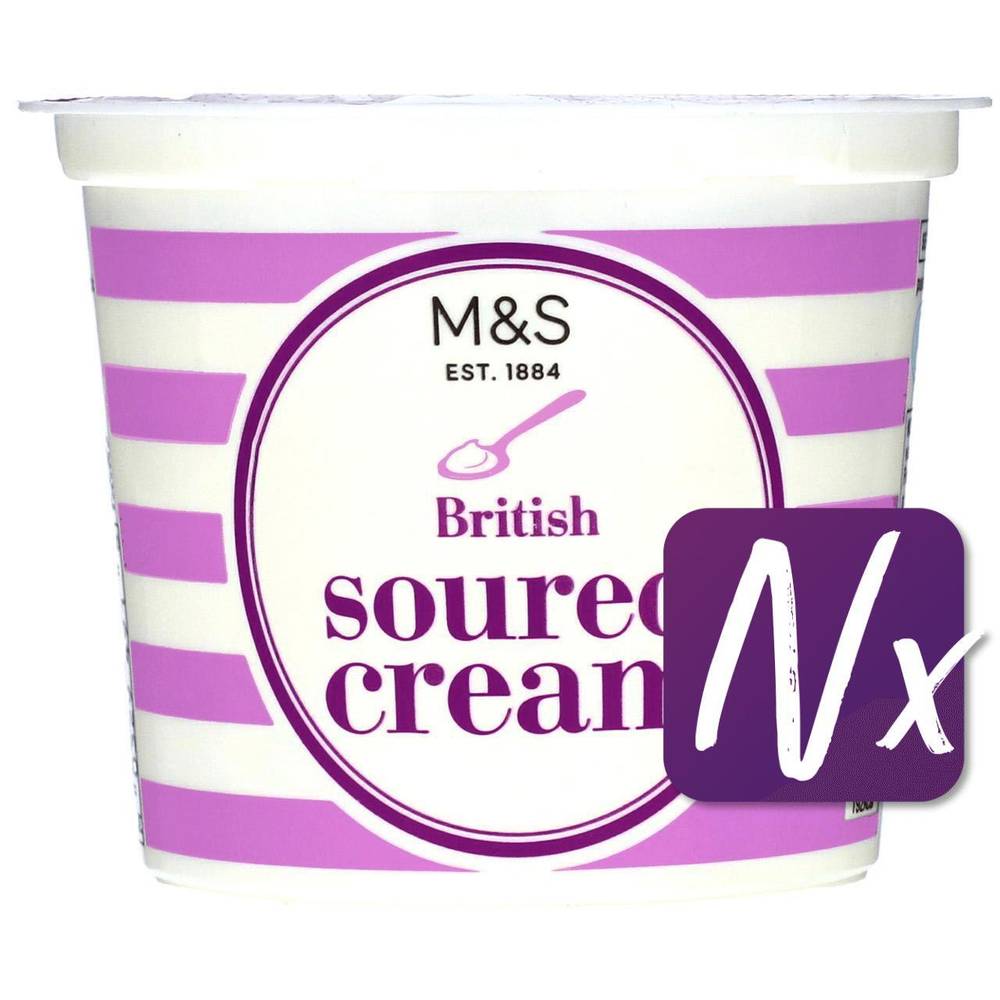 M&S British Soured Cream (300gr)