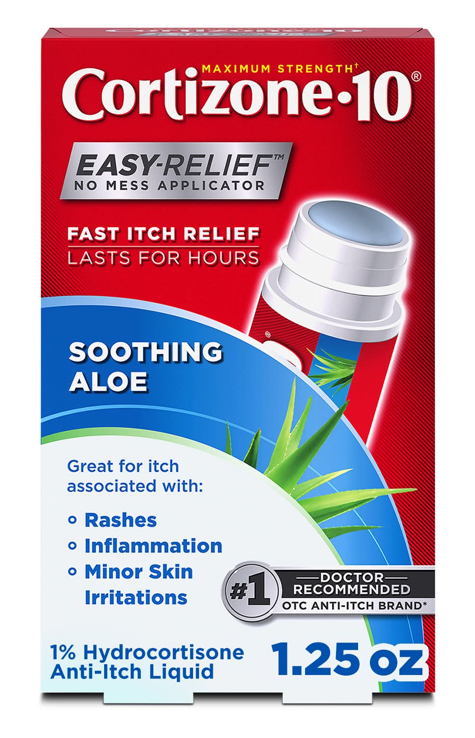 Cortizone-10 Maximum Strength Easy Relief Applicator (1.25 Floz)