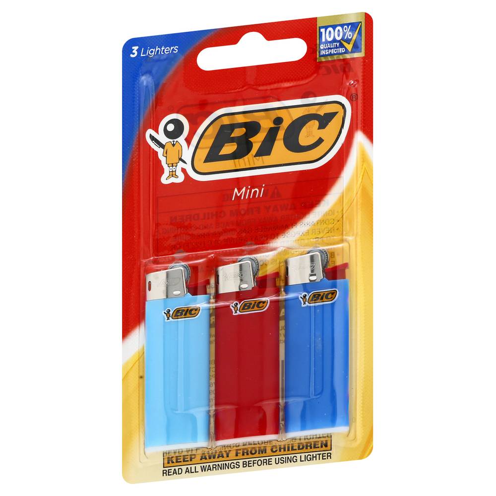 Bic Mini Lighters (3 un)