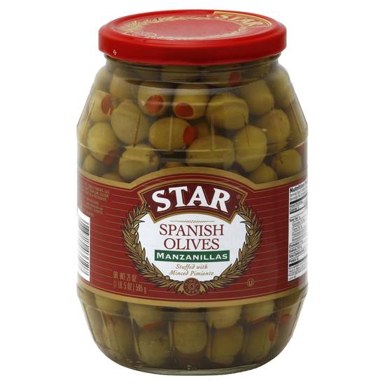 Star Spanish Manzanilla Olives (21 oz)