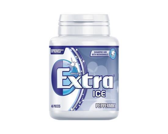 Extra Ice Peppermint Chewing Gum Sugar Free Bottle 46 Pieces