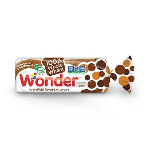 Wonder 100% Whole Wheat Bread (570 g)