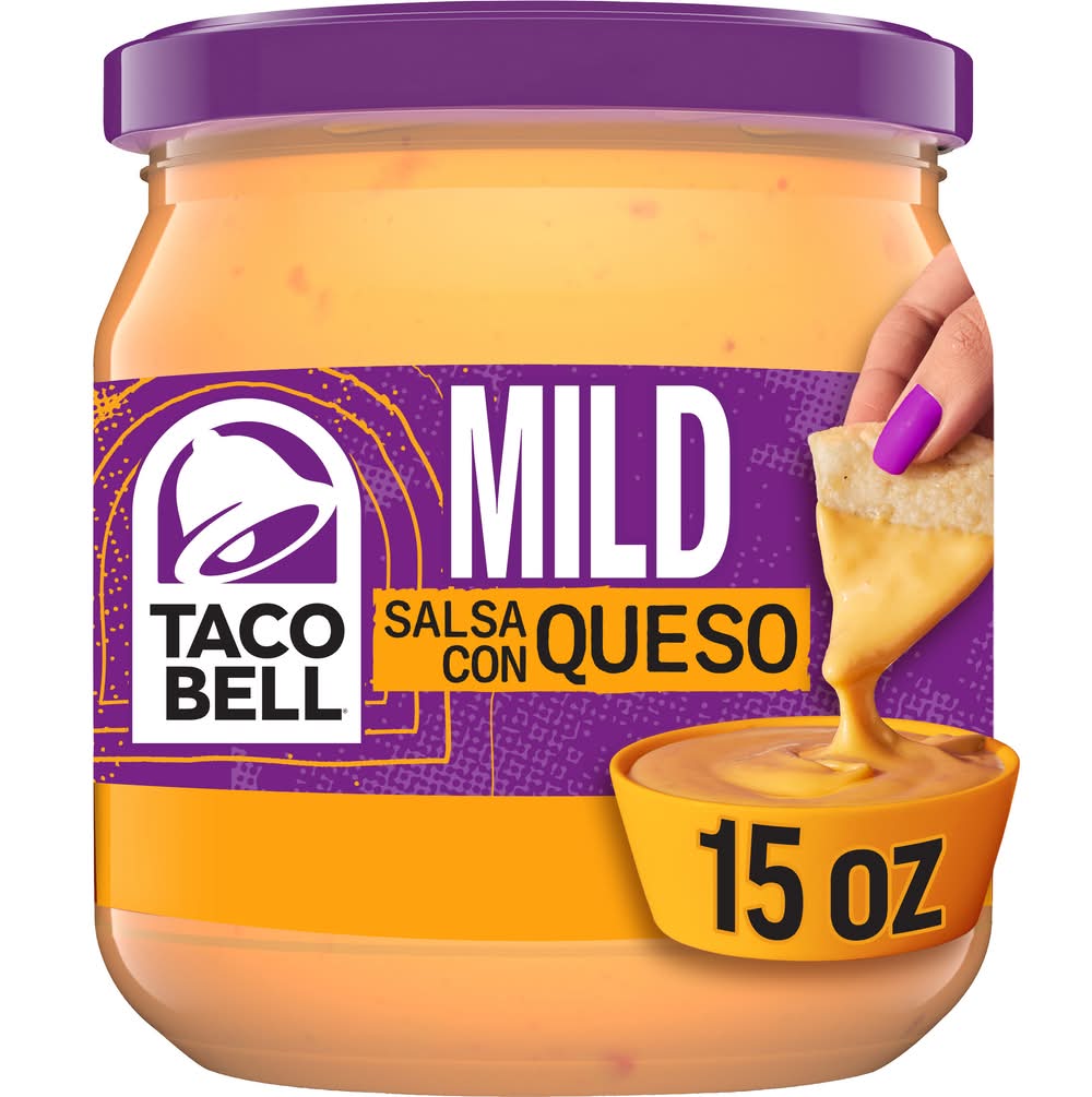 Taco Bell Mild Salsa Con Queso (15 oz)