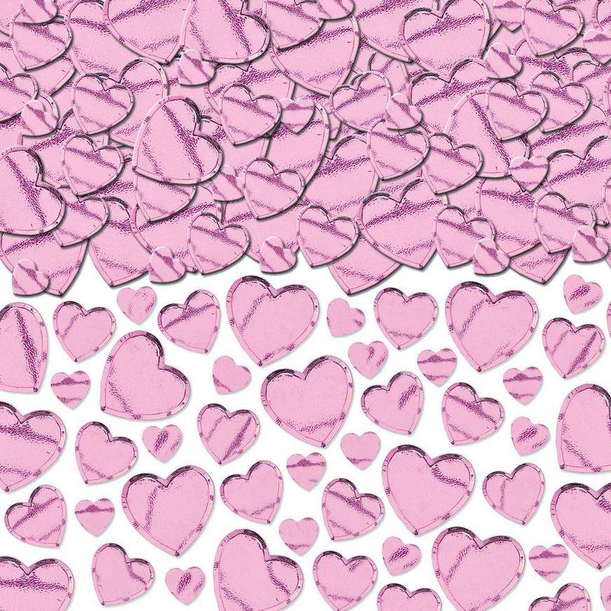 Party City Pink Heart Confetti