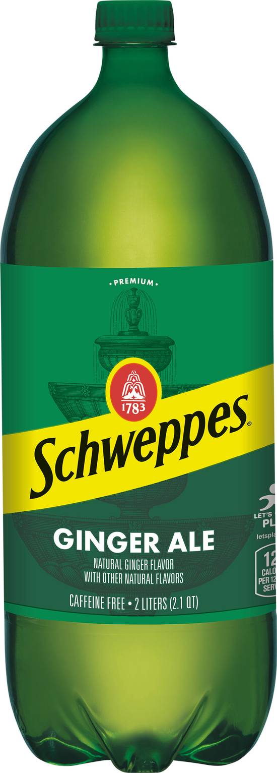 Schweppes Ginger Ale Soda (2 L)