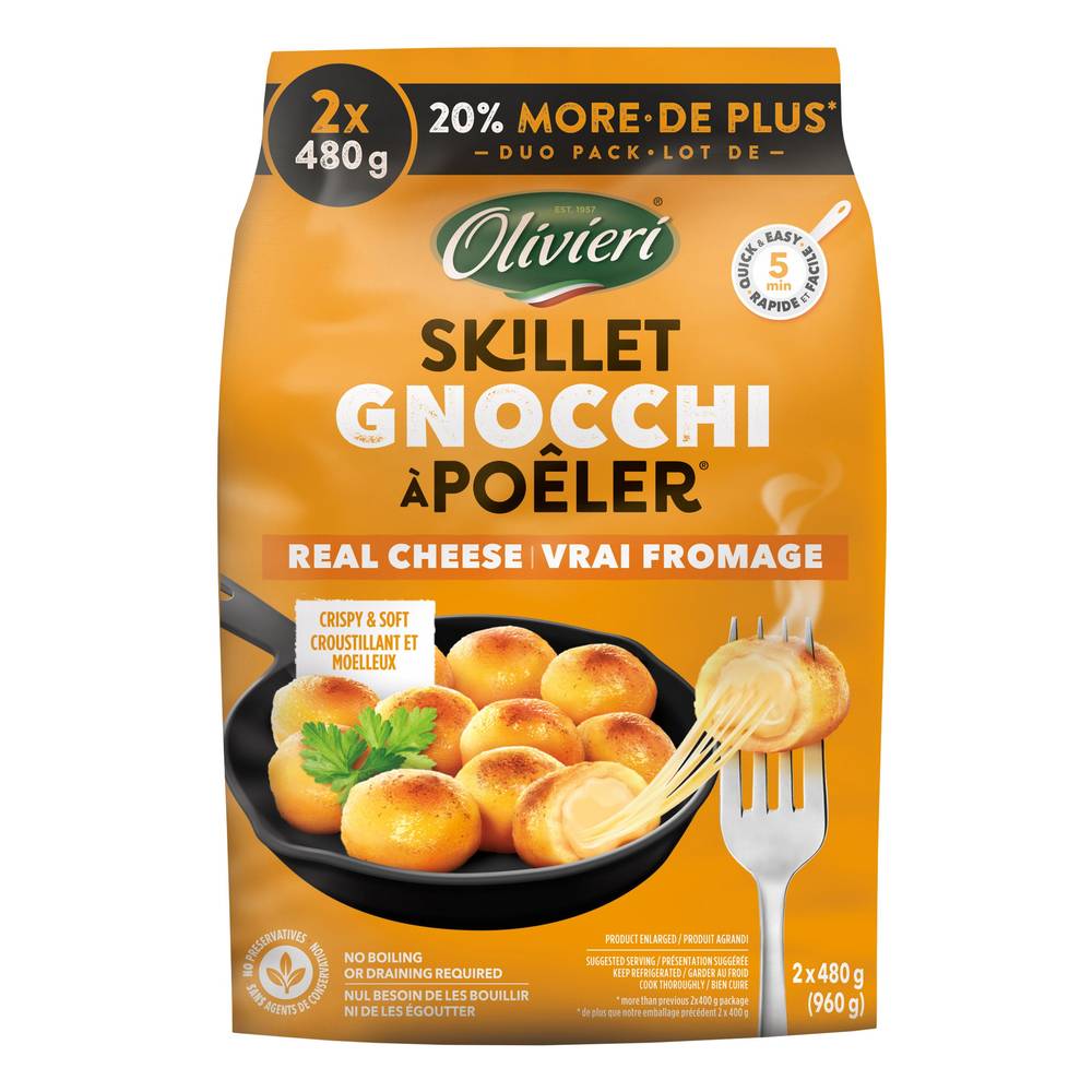 Olivieri Skillet Gnocchi (Real Cheese)