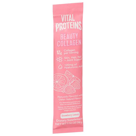 Vital Proteins Strawberry Lemon Beauty Collagen (14 x 0.6 oz)