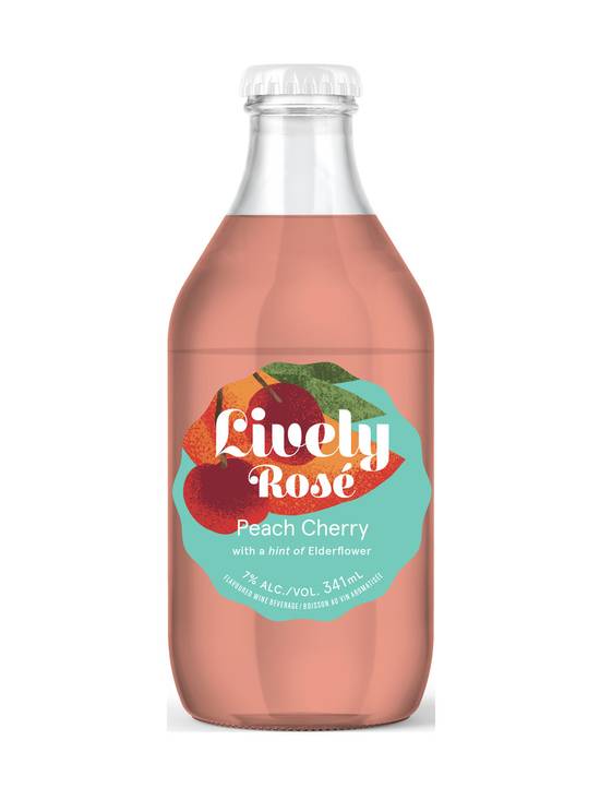 Lively Peach Cherry 341ml (7% ABV)