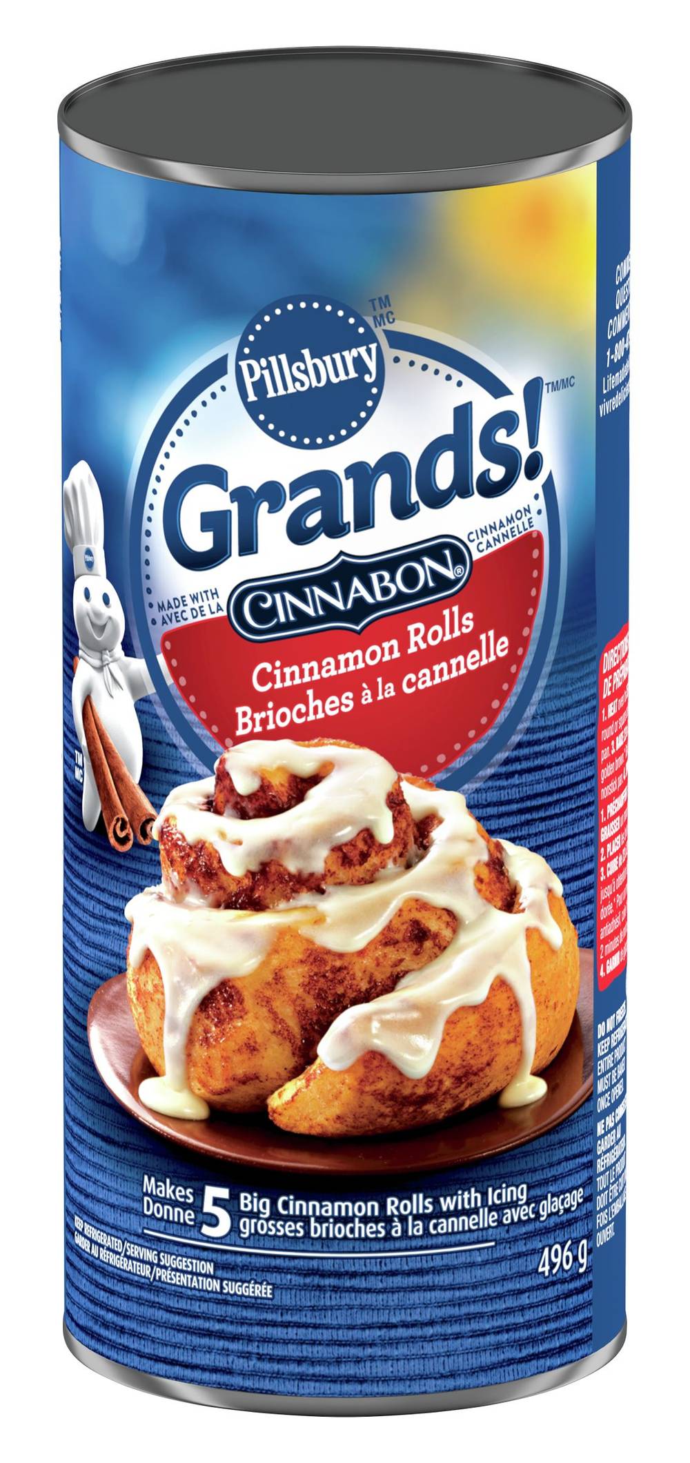 Cinnabon rouleaux à la cannelle avec glaçage
