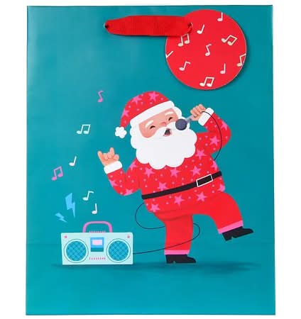 Inspirations from Hallmark Fun Santa Gift Bag, M