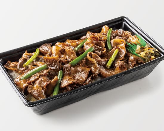 黒の牛豚ダブル焼肉重