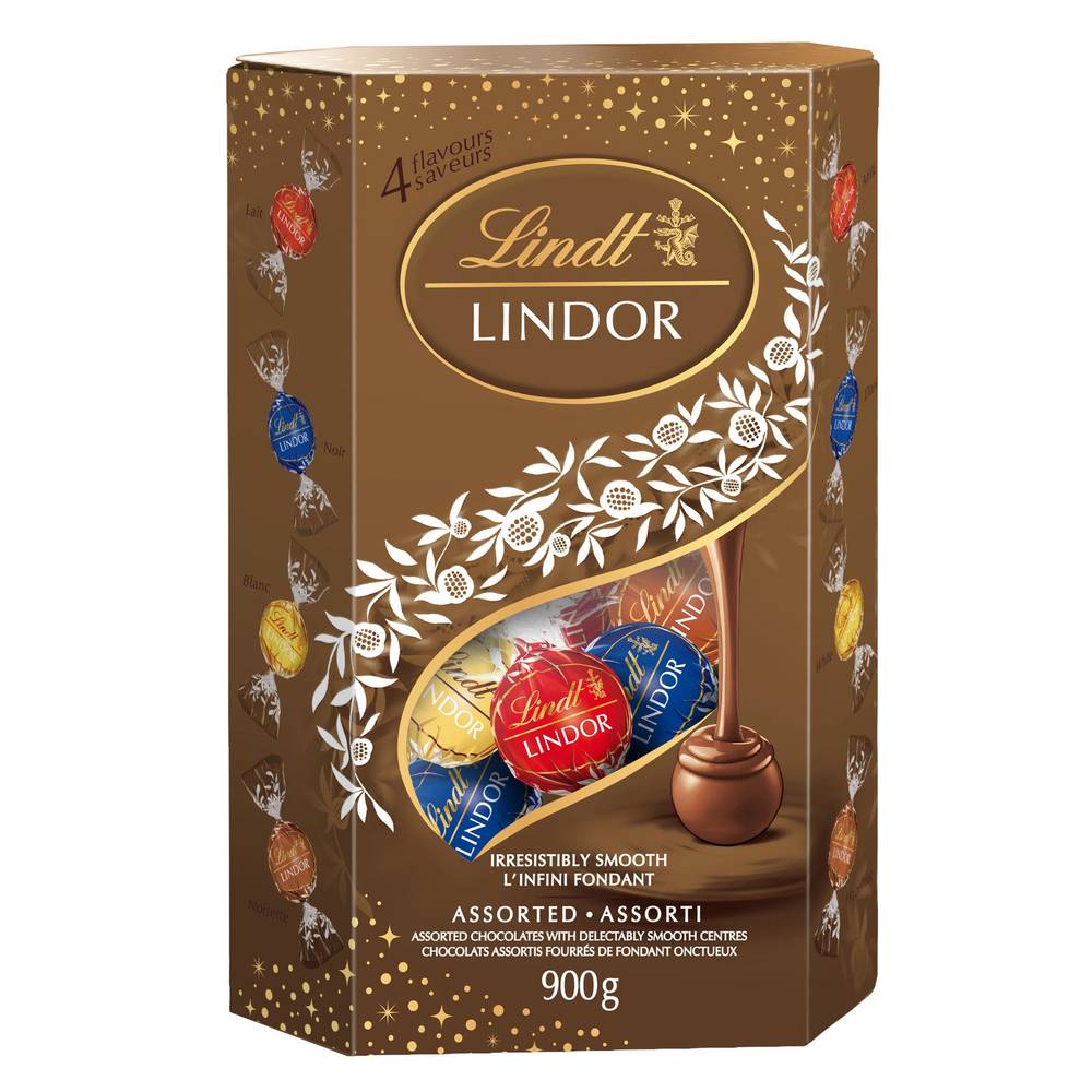 Lindt Lindor Assorted Chocolates Cornet, 900 G (31.74 Oz)