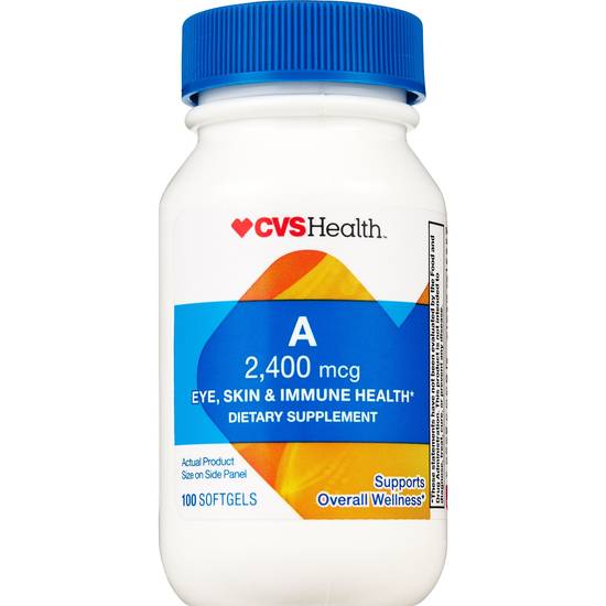 CVS Health Vitamin A Softgels, 100 CT