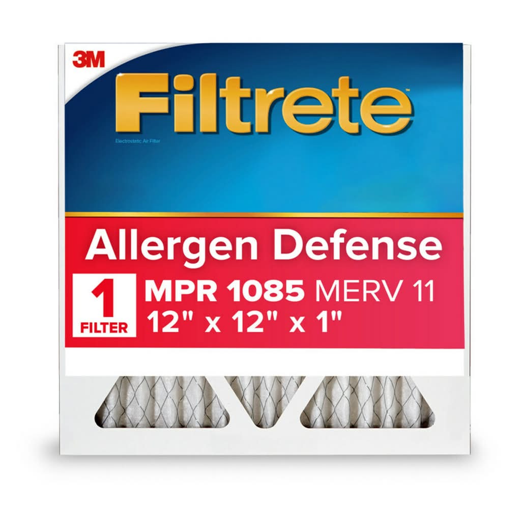 Filtrete 12 x 12 x 1 MERV 11 1085 MPR Allergen Defense Extra Electrostatic pleated Air Filter
