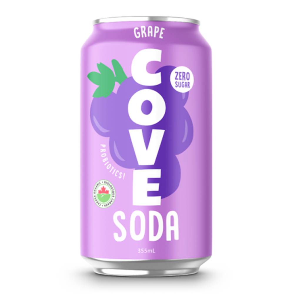 Cove Grape Gut Healthy Soda (355 ml)