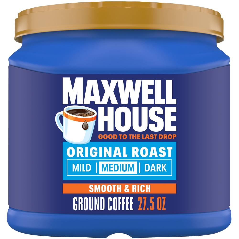 Maxwell House Original Roast Medium Ground Coffee (27.5 oz)